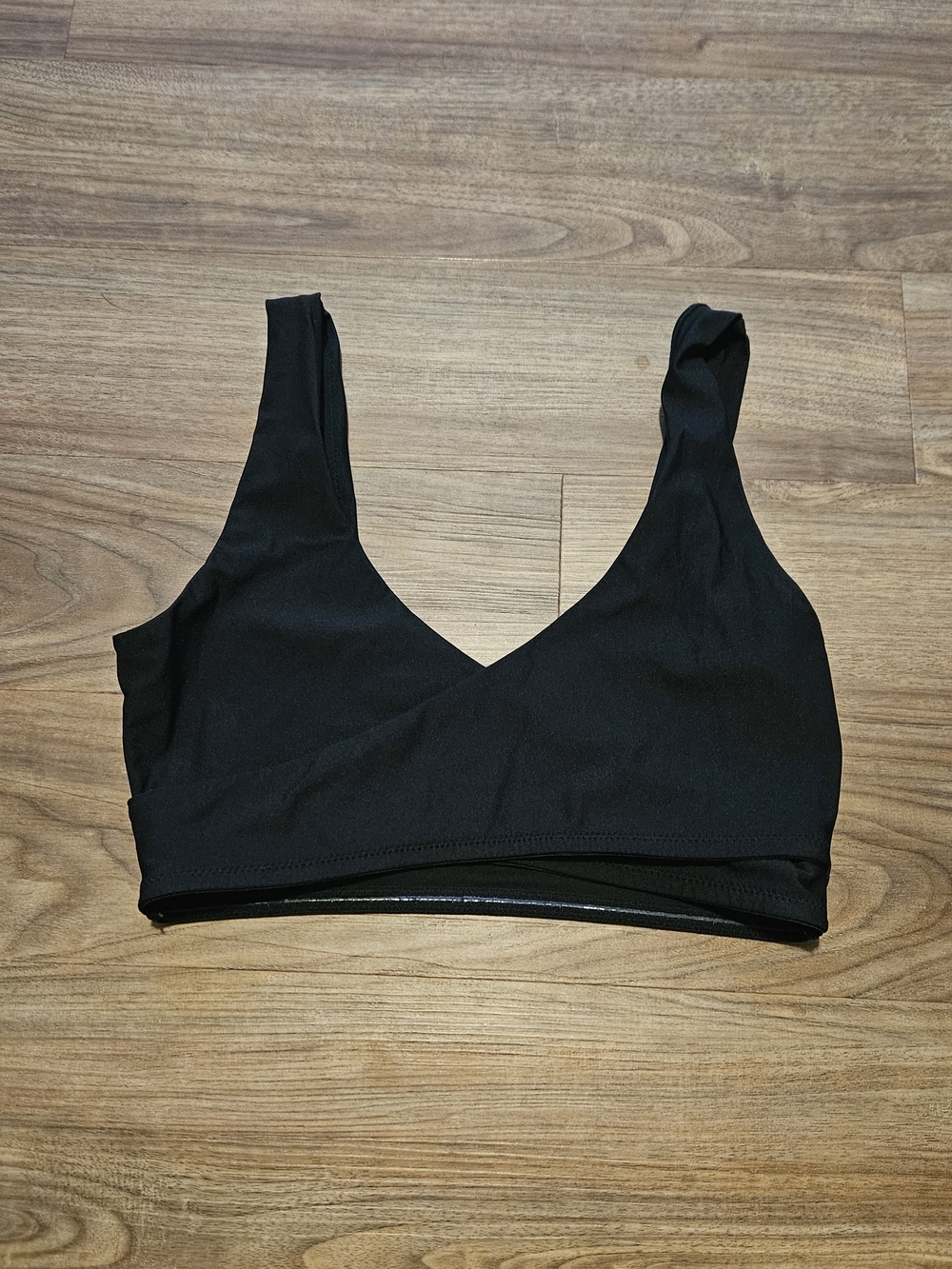 Fabletics Black Cross Over Bralette